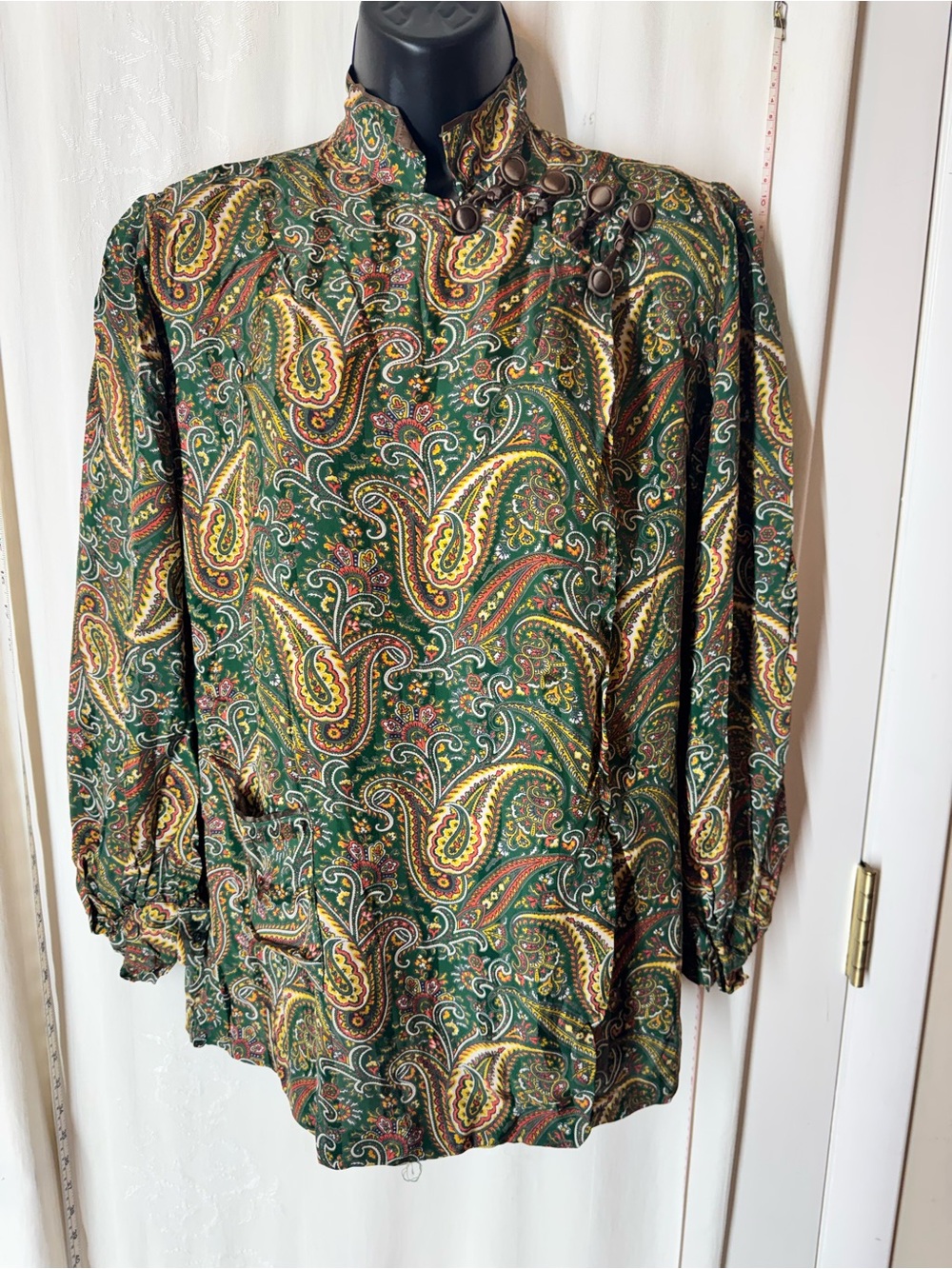 Vintage Handmade Paisley Top